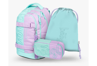 BAAGL SET 3 Skate max Sweet: batoh, penál, sáček
