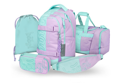 BAAGL SET 5 Skate max Sweet: batoh, penál, sáček, sportovní taška, ledvinka