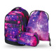 BAAGL SET 3 Skate max Galaxy: batoh, penál, sáček