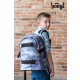 BAAGL 5 SET Skate NASA Grey: batoh, penál, pouzdro, sáček, desky