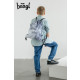 BAAGL 5 SET Skate NASA Grey: batoh, penál, pouzdro, sáček, desky