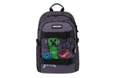 BAAGL Školní batoh Skate Minecraft TNT