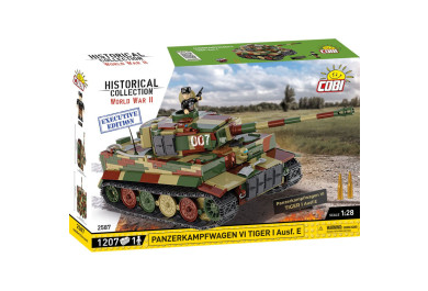 Cobi 2587 II WW PzKpfw VI Tiger I Ausf. E, 1:28, 1207 kostek, EXECUTIVE EDITION