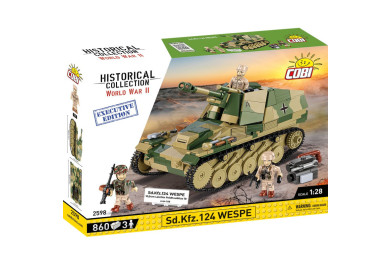 Cobi 2598 II WW Sd. Kfz. WESPE, 1:28, 860 kostek, EXECUTIVE EDITION