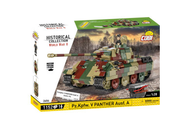 Cobi 2654 II WW Pz.Kpfw. V PANTHER Ausf. A, 1:28, 1152 kostek