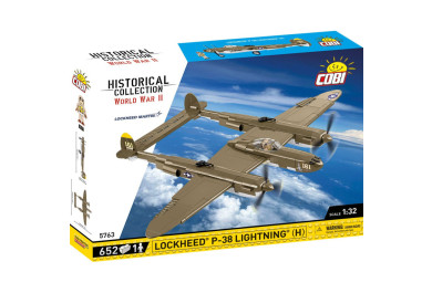 Cobi 5763 Bombardér Lockheed P-38 Lightning (H), 1:32, 652 kostek