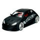Welly MOQ Peugeot 206 tuning, mat Black 1:24