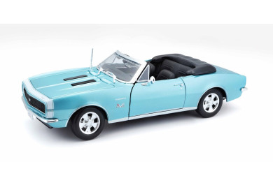 Maisto Chevrolet Camaro SS 396 Convertible (1967), metal tyrkysová, 1:18