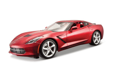 Maisto Corvette Stingray 2014, metal červená, 1:18