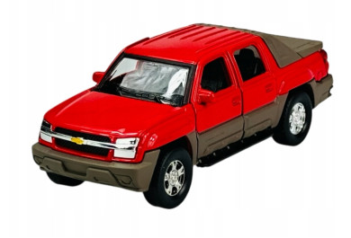 Welly Chevrolet ´02 Avalanche, červený 1:34-39