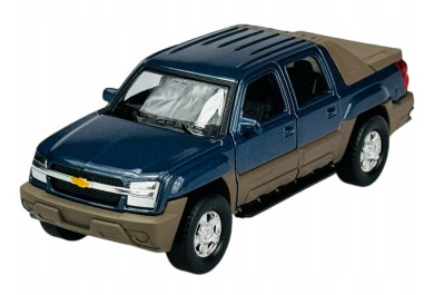Welly Chevrolet ´02 Avalanche, modrý 1:34-39