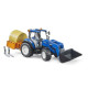 Bruder 2187 Traktor New Holland T5.120 s čelním nakladačem, korbou, vidlemi