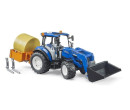 Bruder 2187 Traktor New Holland T5.120 s čelním nakladačem, korbou, vidlemi