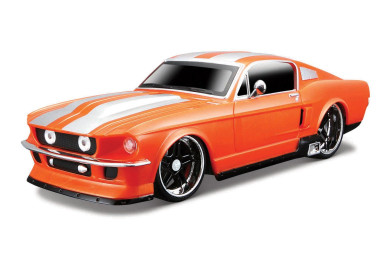 Maisto RC 1967 Ford Mustang GT, oranžový 1:24