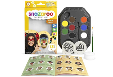 Snazaroo velká sada obličejových barev - Zvířecí svět