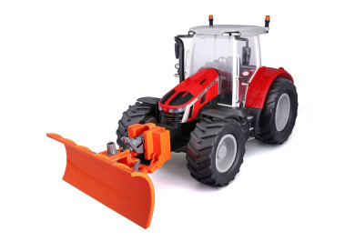 Maisto RC Massey Ferguson traktor s radlicí se světly, 2,4 GHz, 1:16