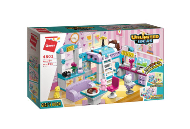 Qman Stavebnice 4801 Dívčí pokoj 3v1