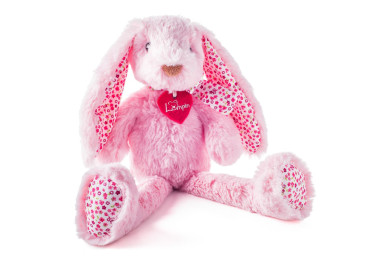 Zajíc Stella růžový velký 38 cm