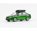 Abrex Škoda Octavia III (2012) s boxem, Zelená Rallye Metalíza 1:43