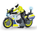 Dickie Toys Policejní motorka s jezdcem, 17cm