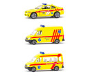 Siku set ambulance, sada 3 aut, česká verze