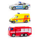 Siku set mix policie, hasiči, ambulance, česká verze