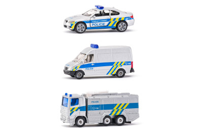 Siku set policejní sada 3 aut, česká verze