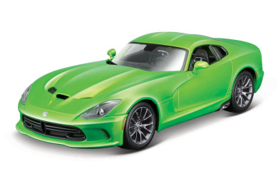Maisto 2013 SRT Viper GTS, metal zelená, 1:18