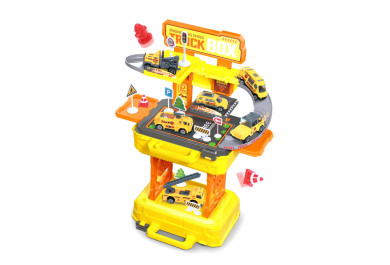 Alltoys Hrací set v kufříku 2v1 - stavební stroje