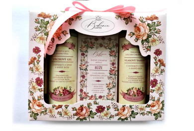 Bohemia Kosmetický balíček s vůní růže, sprchový gel, mýdlo a šampon