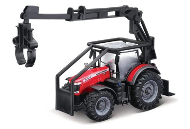 Bburago Farm Traktor Massey Ferguson 8740S - lesní traktor