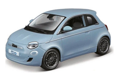Bburago Fiat 500e (2023) - modrý 1:24