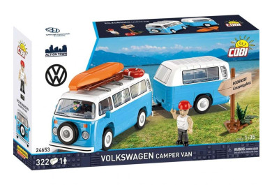 Cobi 24653 Volkswagen Camper Van, 1:35, 322 k, 1 f