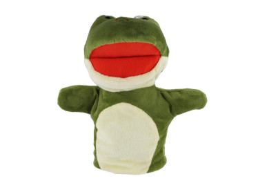 Plyšový maňásek Žába, 25-30cm