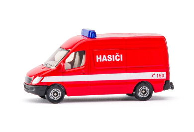 Siku hasiči dodávka, česká verze