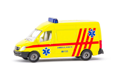 Siku ambulance dodávka, česká verze