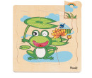 Woody Puzzle na desce - Vývoj žáby