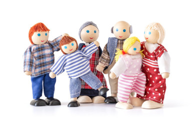 Panenky do domečku, Rodina 6 ks