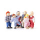 Panenky do domečku, Rodina 6 ks