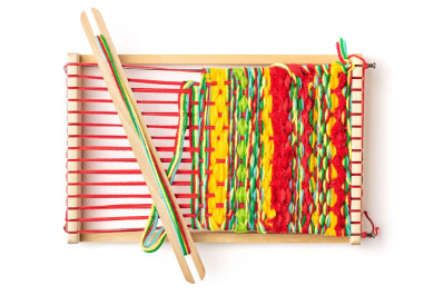 Woody tkalcovský stav 26x18x4 cm