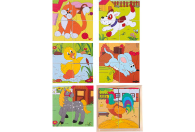 Woody Dřevěné kostky Statek, 2x2