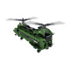 Stavebnice iM.MASTER 2v1 vrtulník s mechanickým pohonem, 393 dílků
