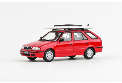 Škoda Felicia FL Combi (1998) surfovací prkno, Červená Rallye, 1:43