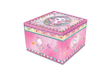 Hudební šperkovnice - kočičí baletka