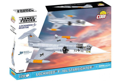 COBI 5907 Armed Forces Lockheed F-104 Starfighter, 1:48, 428 kostek