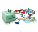 Hape Vláčkodráha set v boxu, Přístaviště