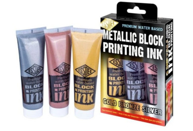 Essdee Sada barvev na linoryt 3x100 ml - Bronzová, zlatá, stříbrná