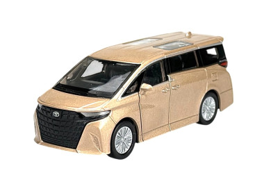 Welly Toyota Alphard 2024 Gold, 1:34-39