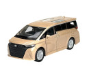 Welly Toyota Alphard 2024 Gold, 1:34-39