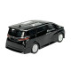 Welly Toyota Alphard 2024 Black, 1:34-39